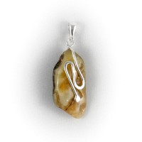 pendant with amber #11