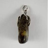 pendant with amber #12