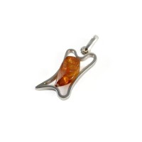 pendant with amber #15