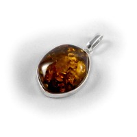 pendant with amber #23