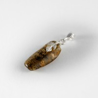 pendant with amber #14
