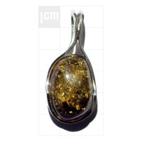pendant with amber #6
