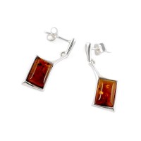 amber earrings #1